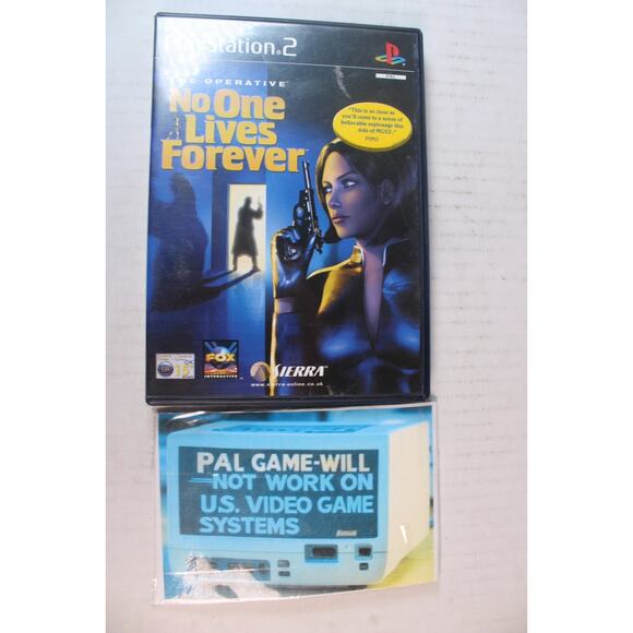 The Operative No One Lives Forever (Sony Playstation 2 PS2) Not For U.S. Console - Picture 1 of 10
